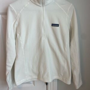 Patagonia Women's Cream Fleece Quarter Zip